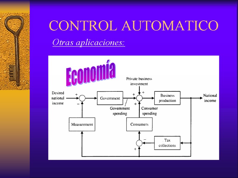 CONTROL AUTOMATICO Otras aplicaciones: